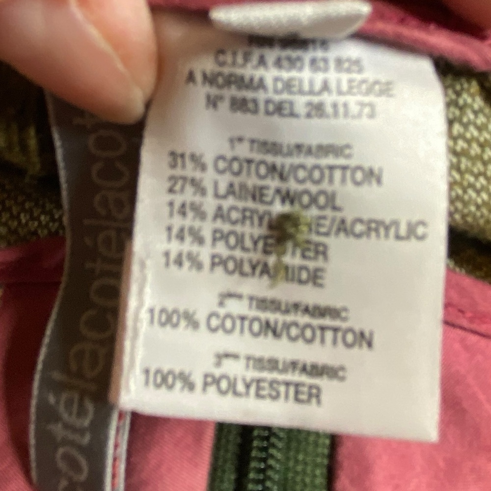 Cotelac Acote Palazzo Wide leg Wool Blend Pants Women’s Size 4 - Picture 10 of 13